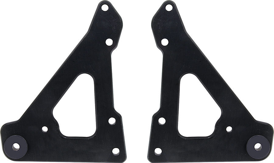 Front Motor Plate 2pc w/ Bushings Black