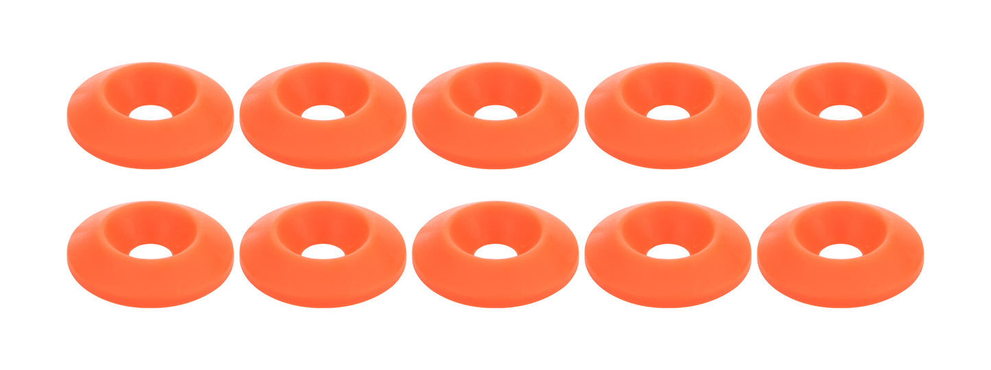 Countersunk Washer Fluorescent Orange 10pk